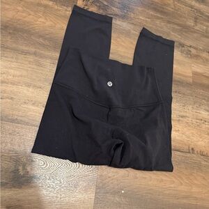 Lululemon Black align crop Leggings